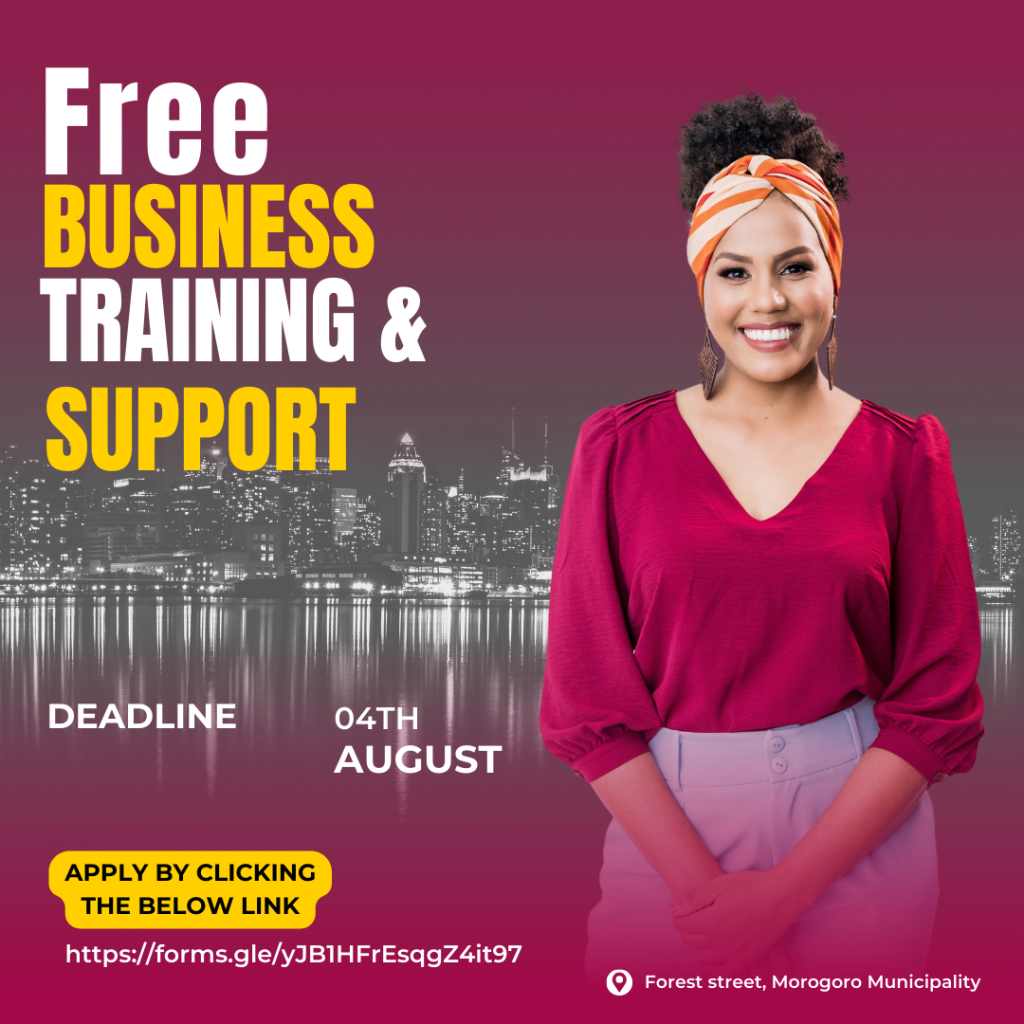 Apply for free Business Training and Support