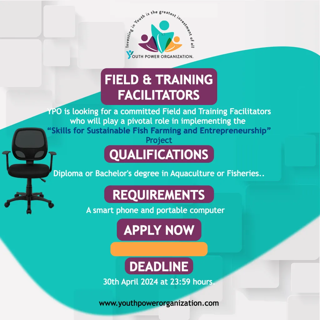 Call for “Training and Field Facilitators”